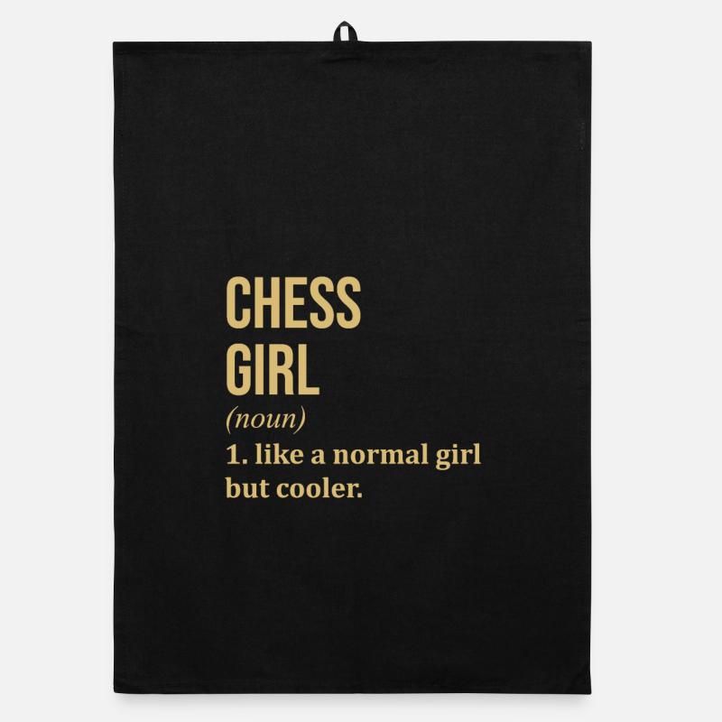 Chess Organic dish towel