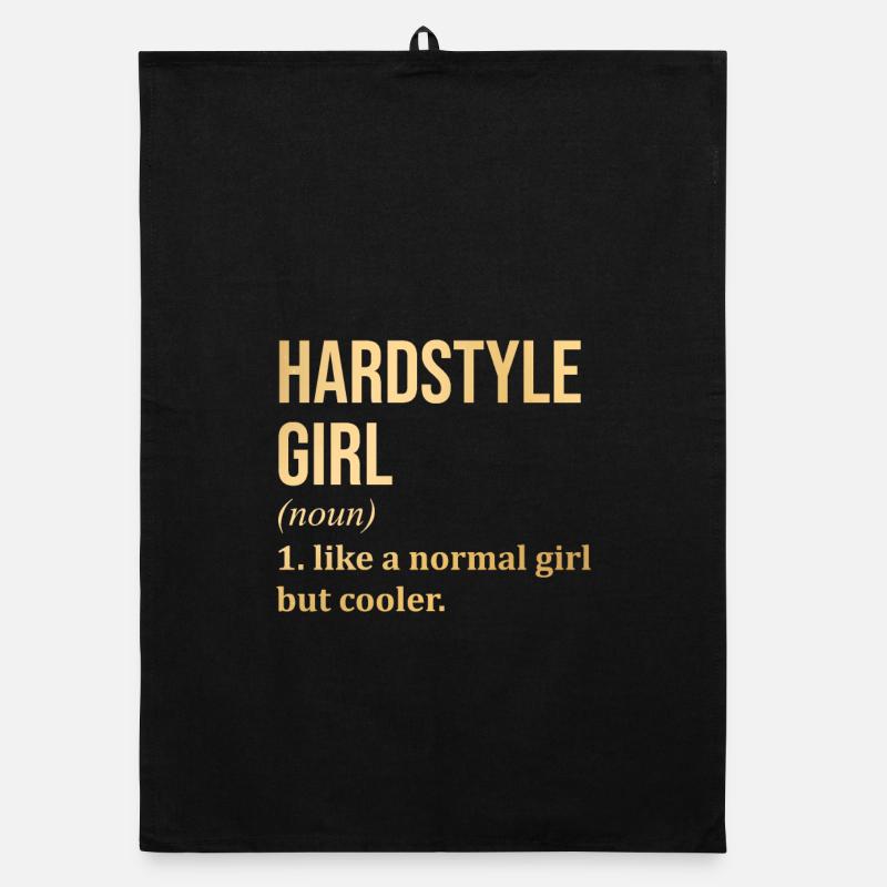 Hardstyle - Torchon bio - noir