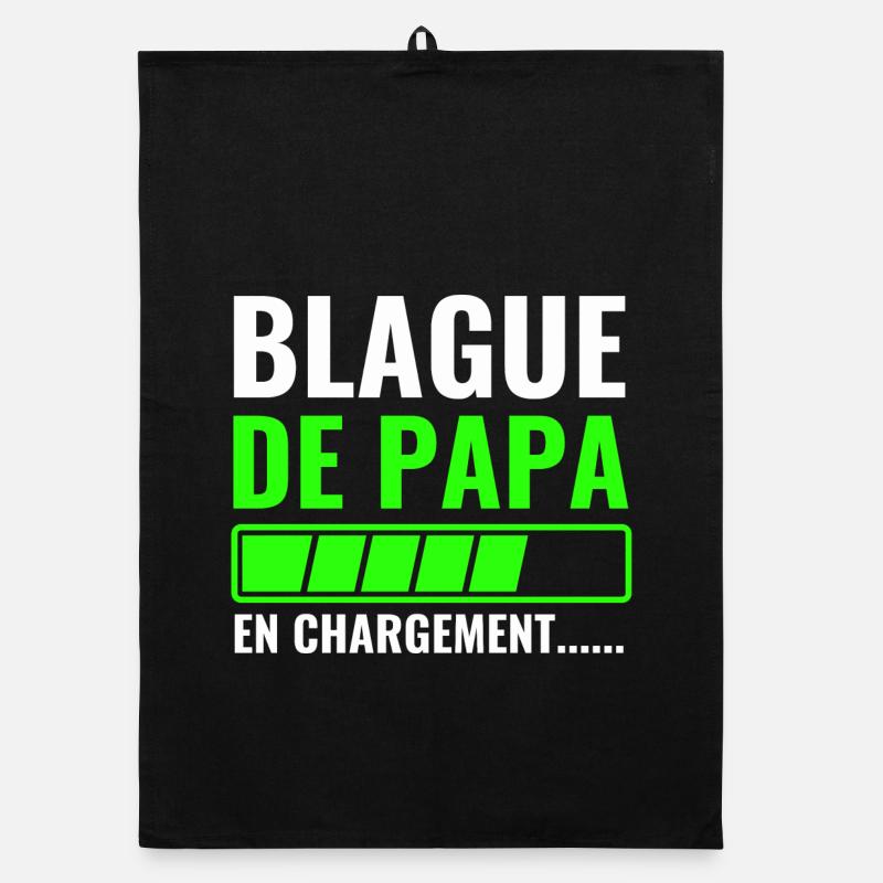 Daddy's Joke Loading Organic dish towel