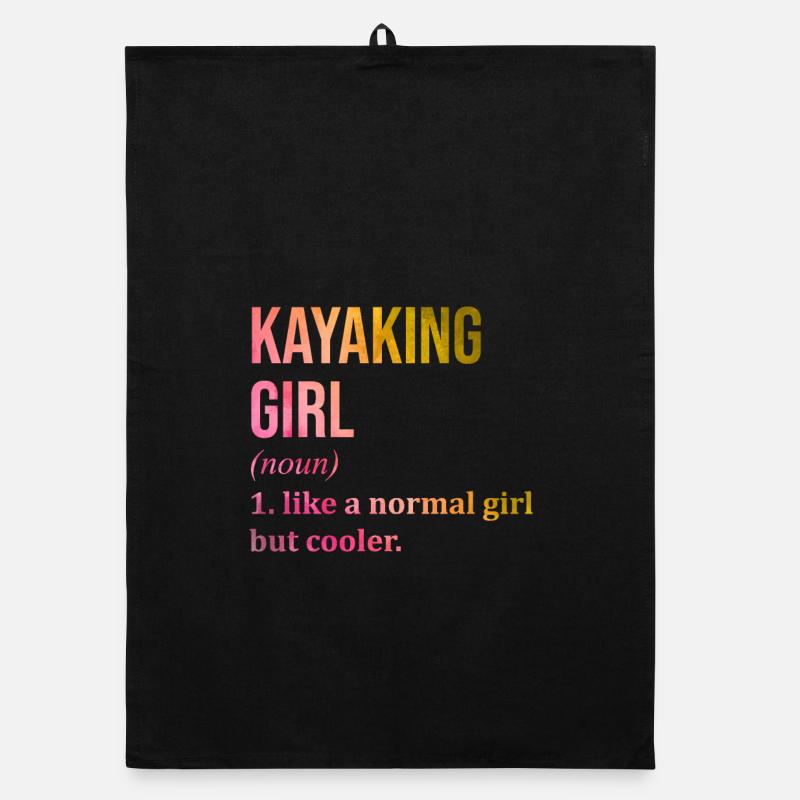 Kayaking Organic dish towel