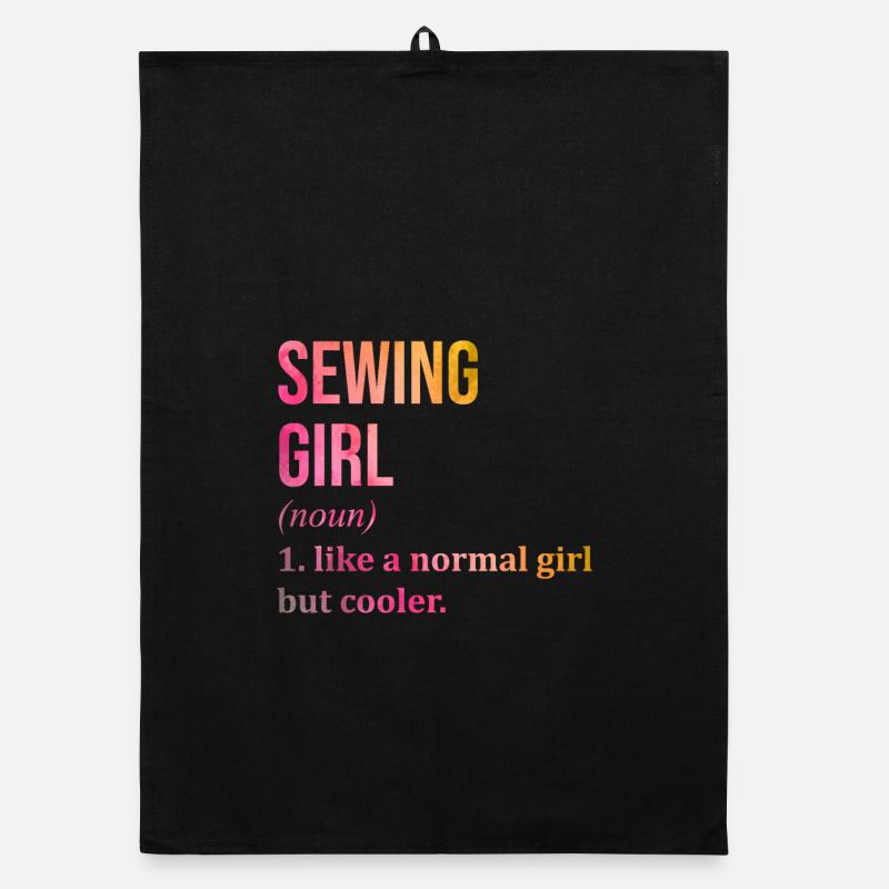 Sewing Organic dish towel
