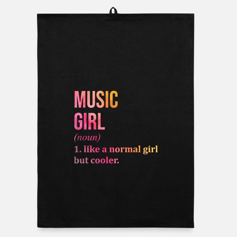 Musik Organic Geschirrtuch
