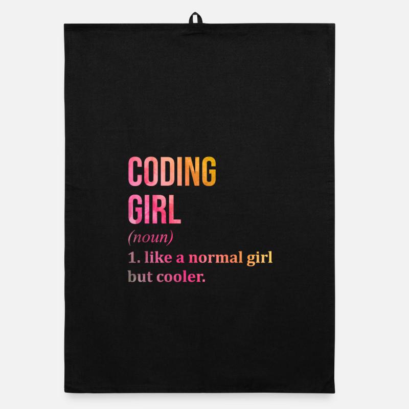 Coding Organic dish towel