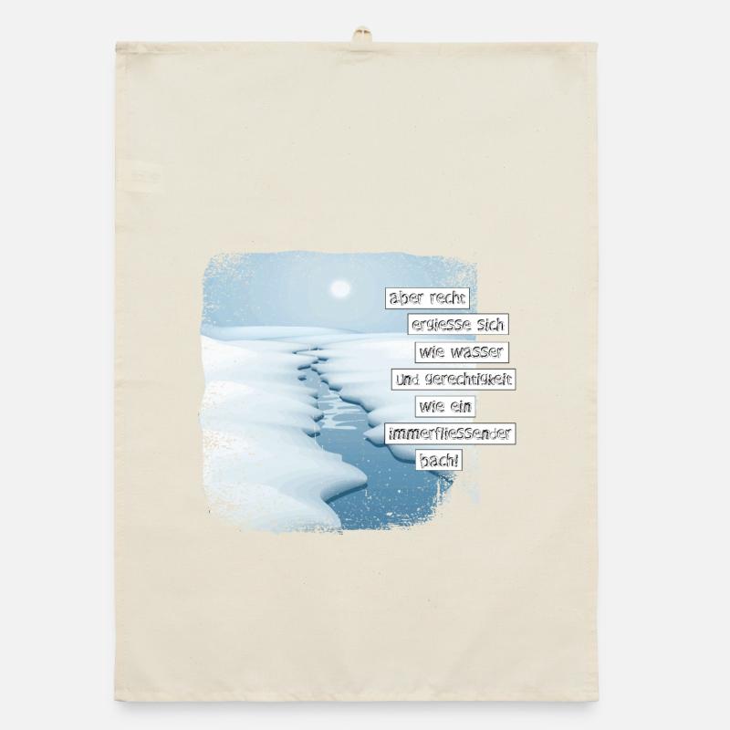 Mais que la justice coule comme de l’eau. Torchon bio