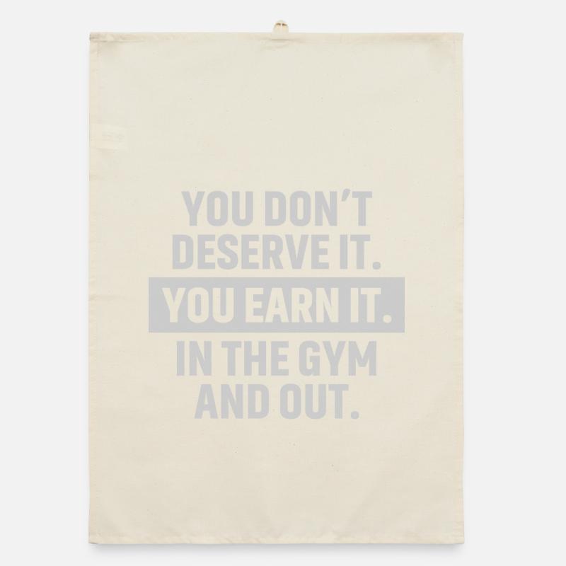 Vous ne le méritez pas, vous le méritez Torchon bio