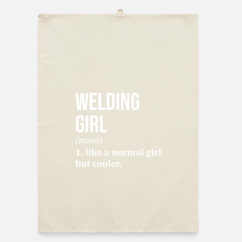 Welding Organic dish towel