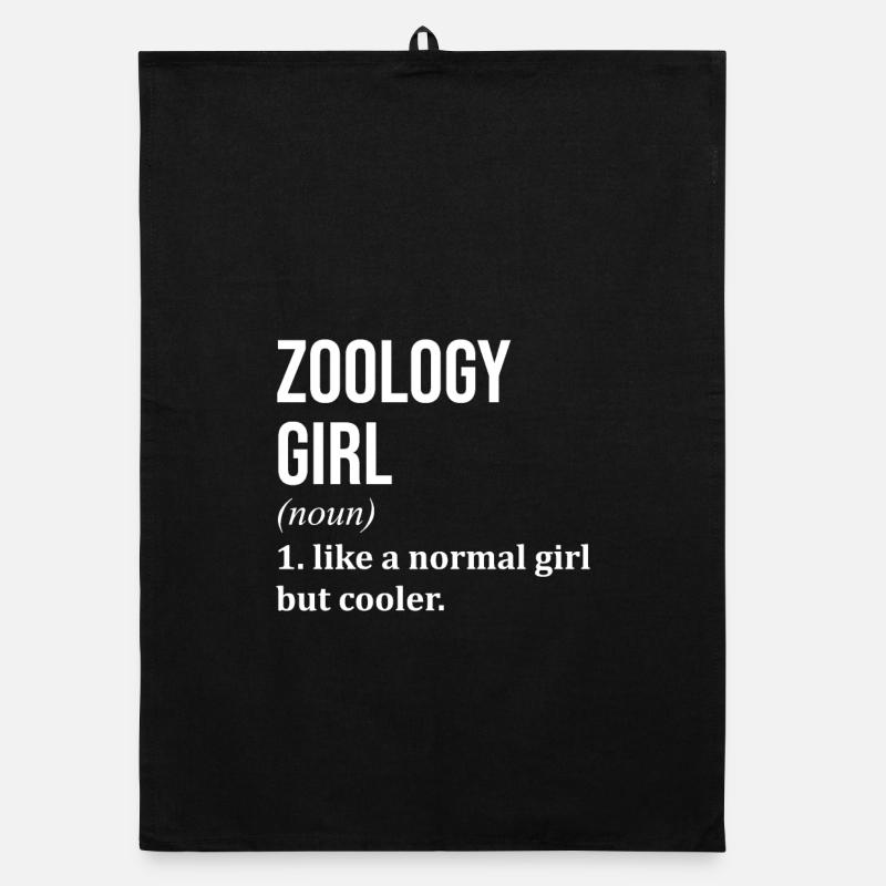Zoologie Organic Geschirrtuch
