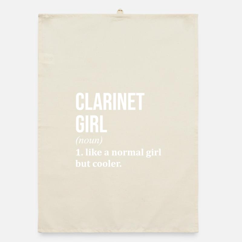 Clarinet Organic dish towel