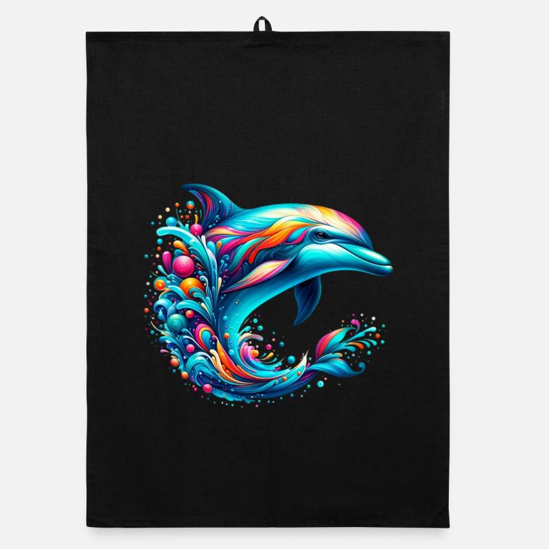 Dolphin Organic dish towel