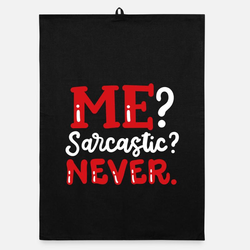 Sarkastisch lustiger Sarkasmus Organic Geschirrtuch