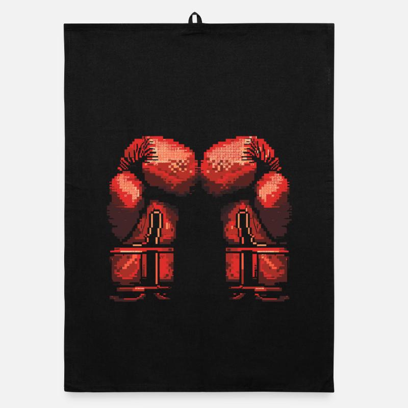 Kickboxhandschuhe Pixel Organic Geschirrtuch