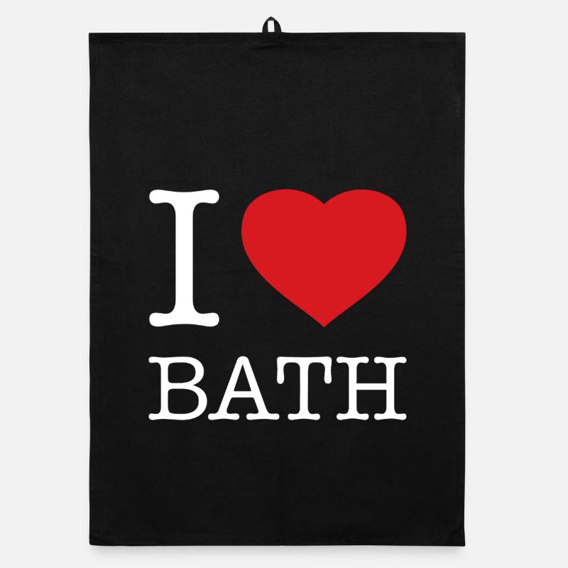 I LOVE BATH Organic dish towel