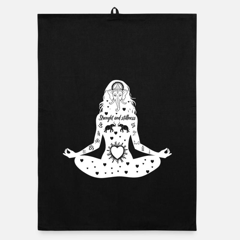 L’art du yoga #18 Torchon bio
