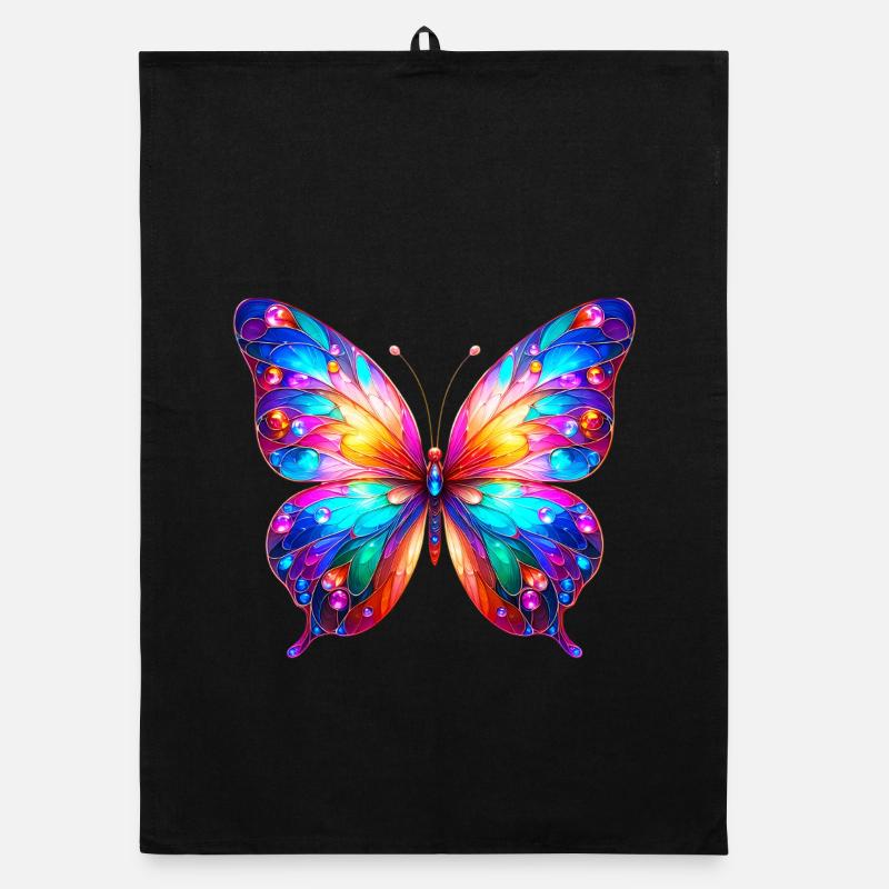 Butterfly Organic dish towel