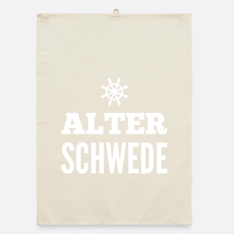 Old Swede Fun Design Organic dish towel