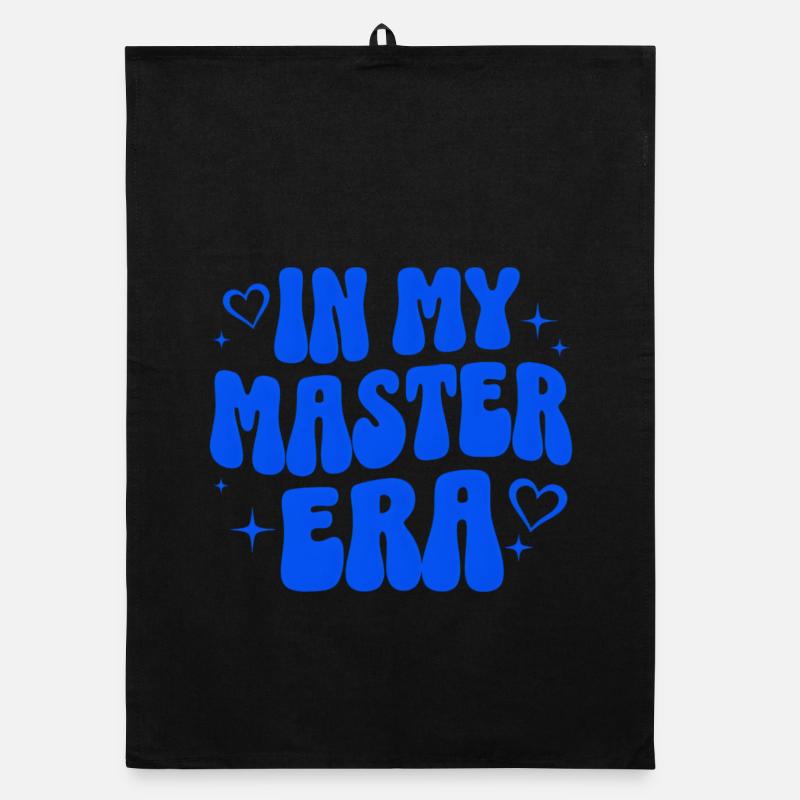 Master Abschluss Geschenk Studium Uni Absolvent Organic Geschirrtuch