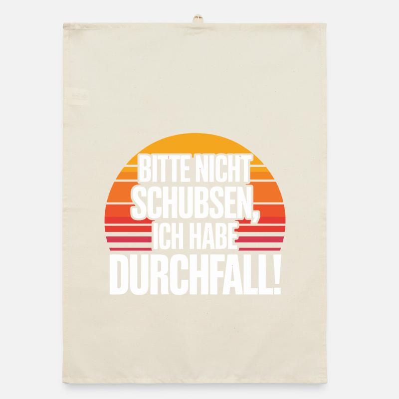  Bitte Nicht Schubsen, Ich Habe Durchfall Lustiger Organic Geschirrtuch