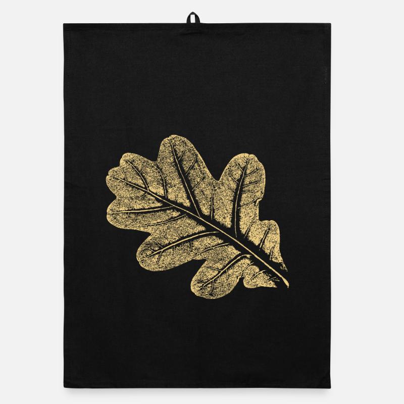 Leaf - Oak / Botany & Nature Organic dish towel