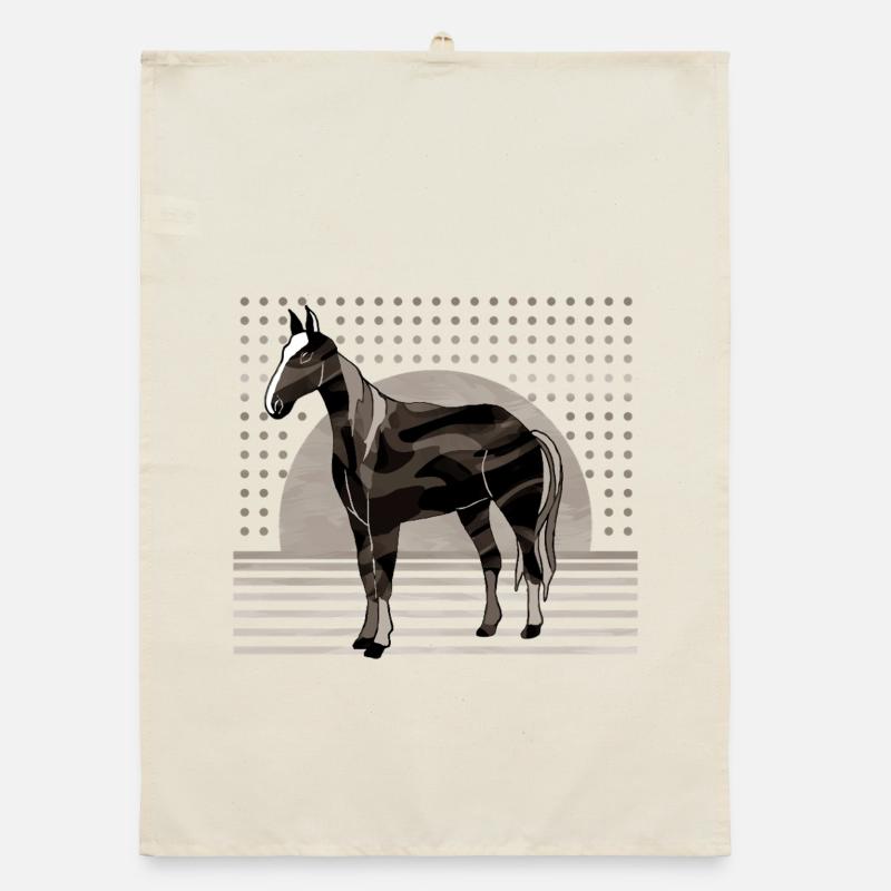 Pferd Organic Geschirrtuch