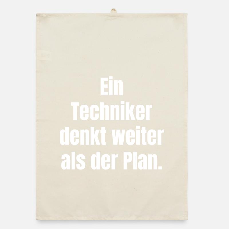 Technician thinks further than plan Organic dish towel