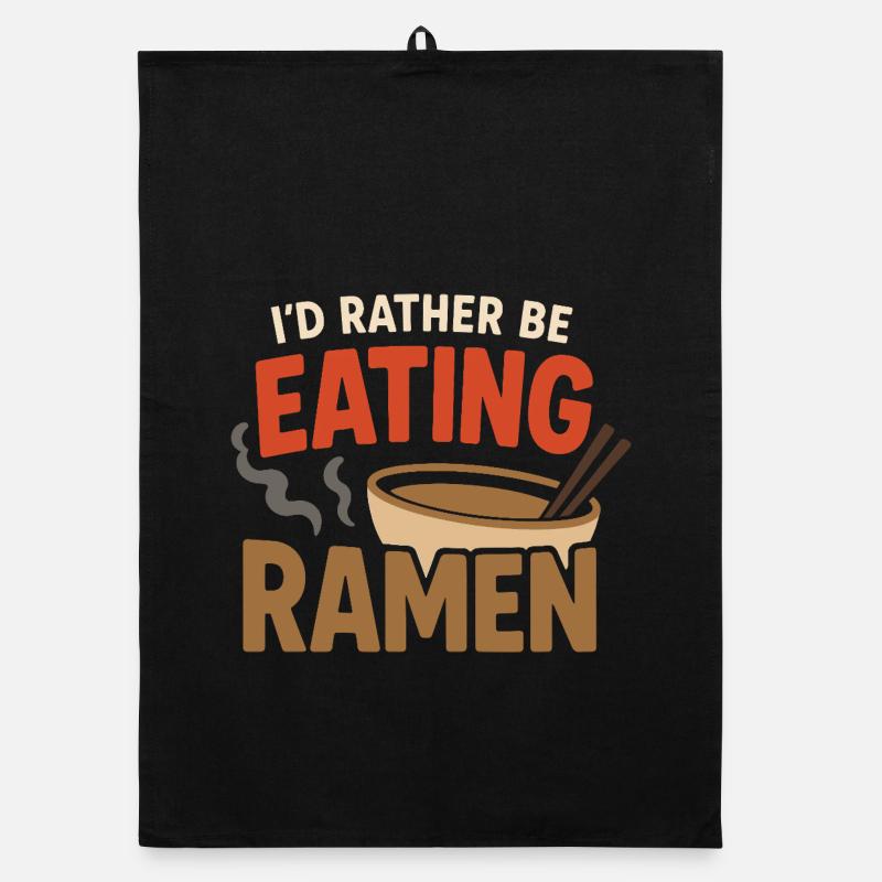 Ramen Bar Echte Ramen Tonkotsu Brühe Organic Geschirrtuch