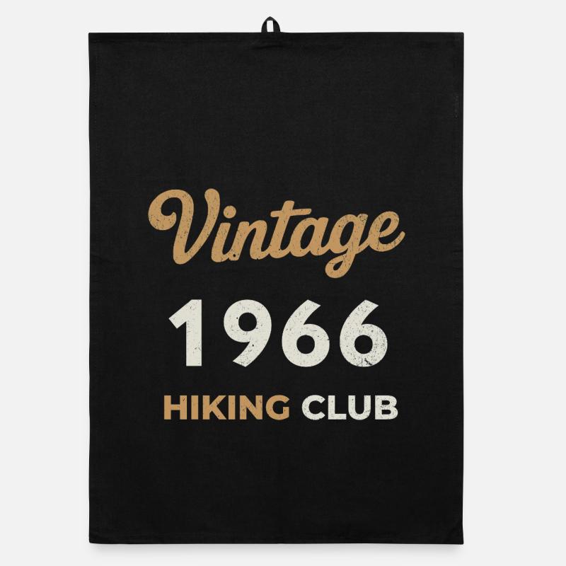 Vintage 1966 – Sailing Club Retro Birth Year Organic dish towel