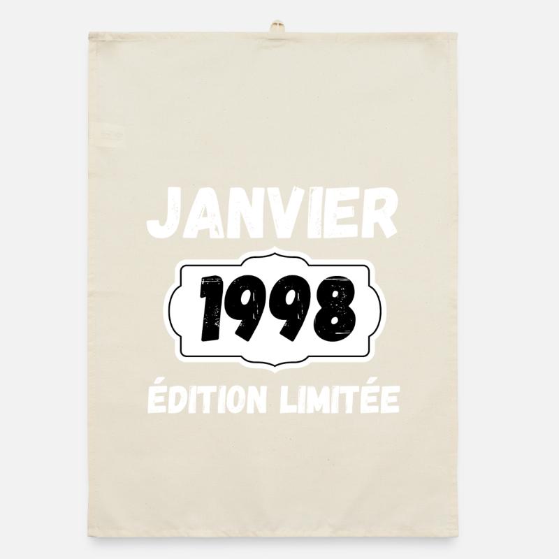 Janvier 1998 Édition Limitée Anniversaire Torchon bio