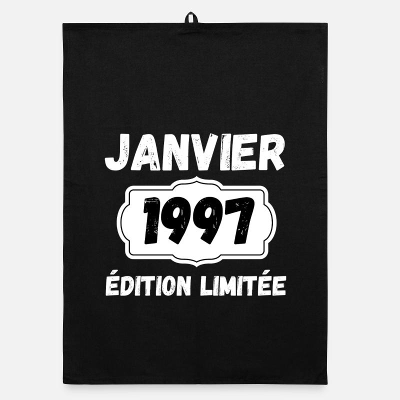Janvier 1997 Édition Limitée Anniversaire Torchon bio