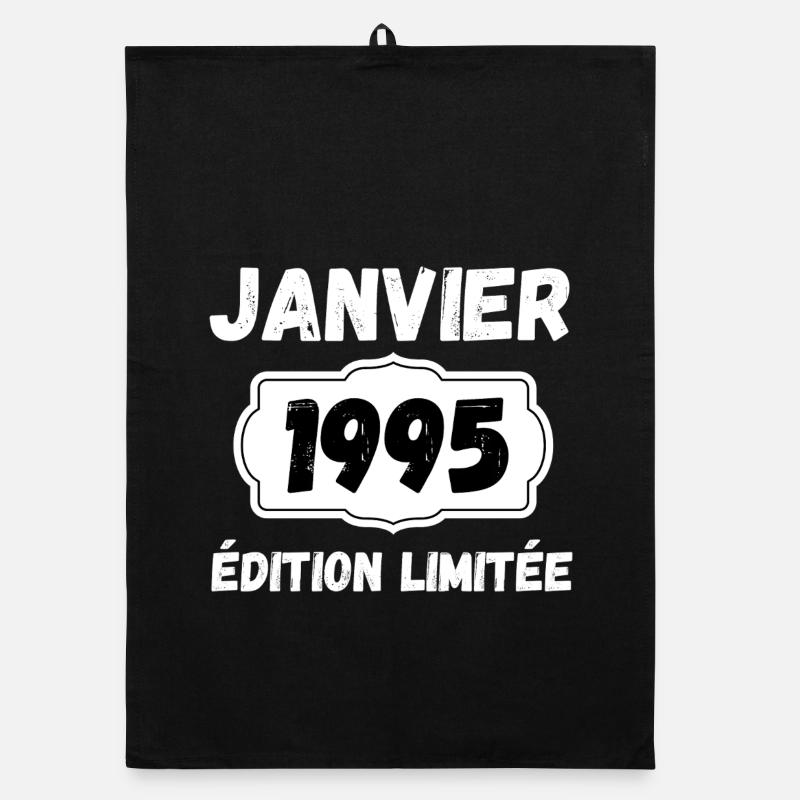 Januar 1995 Limited Edition Jubiläum Organic Geschirrtuch