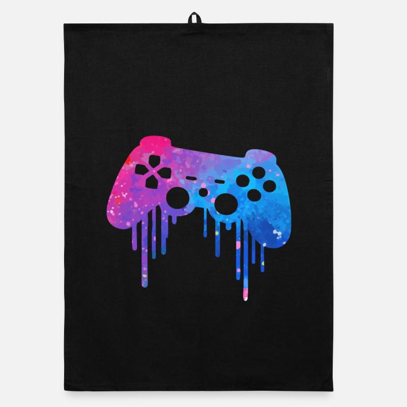 Gaming Splash Organic dish towel