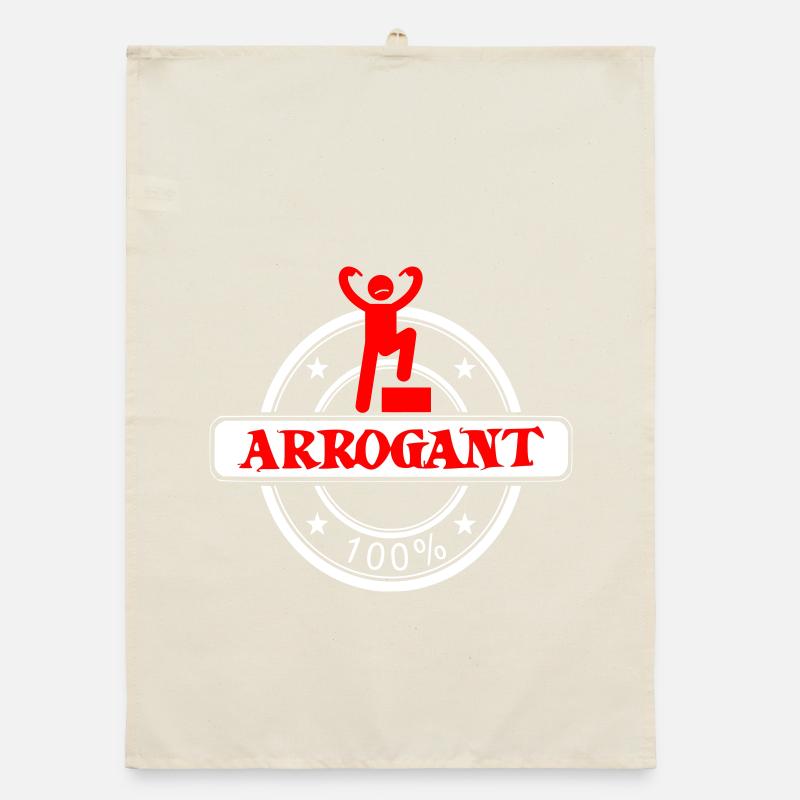 Arrogant 100%: Provocative Icon Organic dish towel