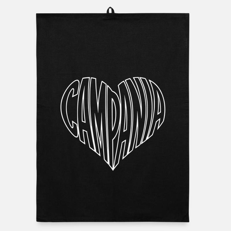 Campania, Campania Heart Design Organic dish towel