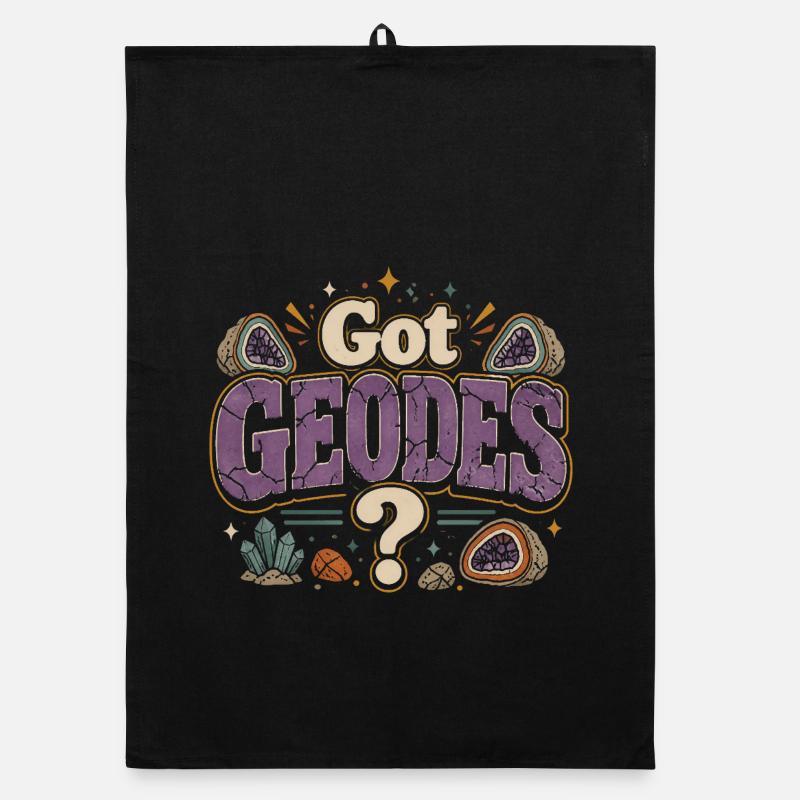 Géologue géoscientifique géoscience a des géodes ? Torchon bio