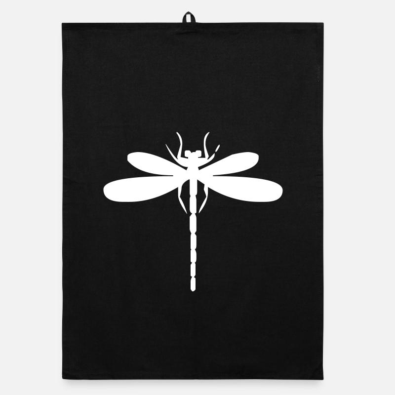 Dragonfly insect Organic dish towel