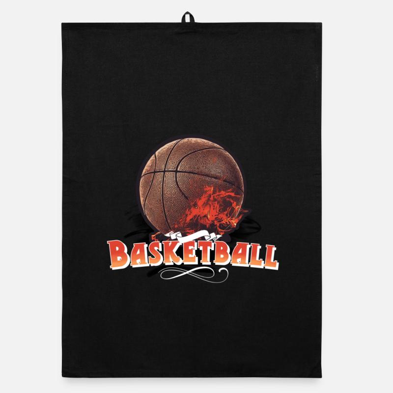 basket-ball Torchon bio