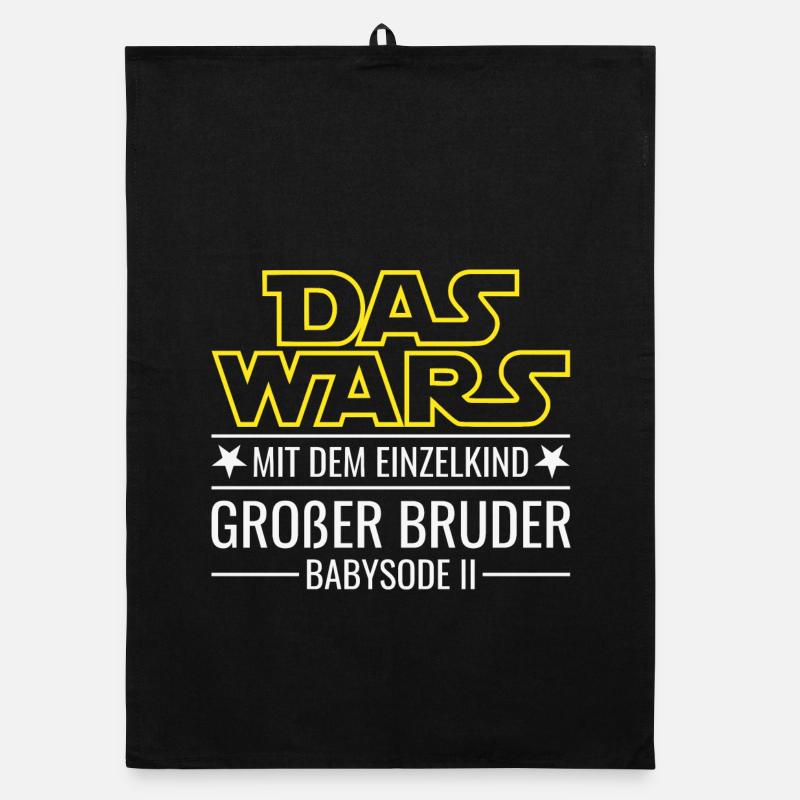 Das wars Einzelkind Babysode 2 Großer Bruder 2026 Organic Geschirrtuch