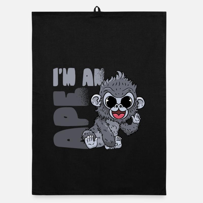 Gorilla Monkey Organic dish towel