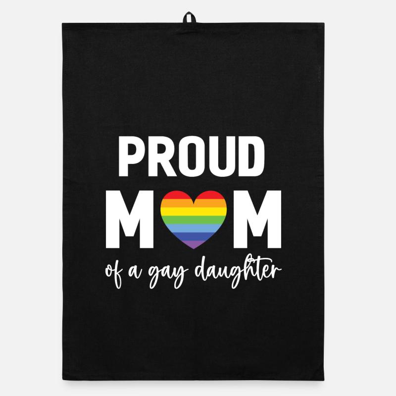 LGBT Pride Month - Stolze Mutter einer schwulen Tochter Organic Geschirrtuch