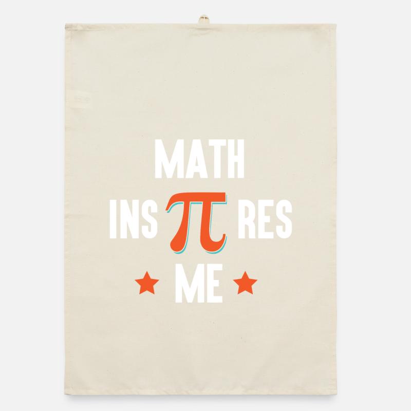 Pi Day - Math Inspires Me Organic dish towel