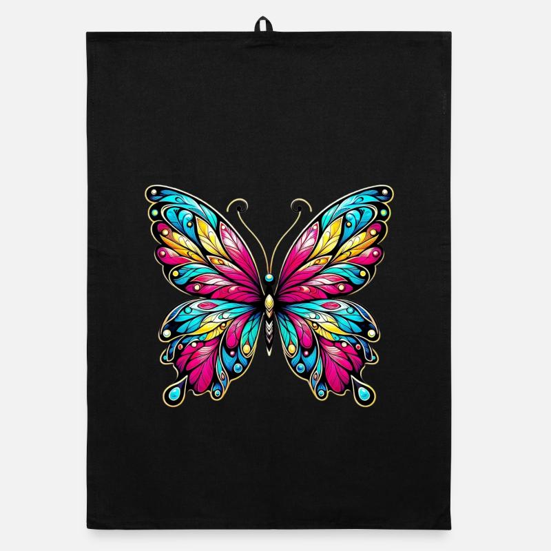 Schmetterling Organic Geschirrtuch
