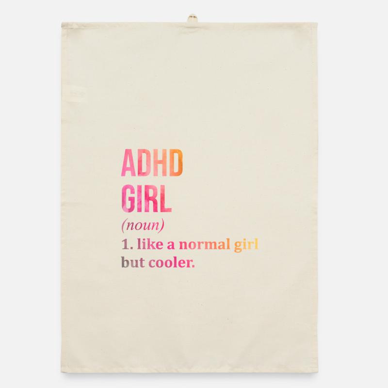ADHD Organic dish towel