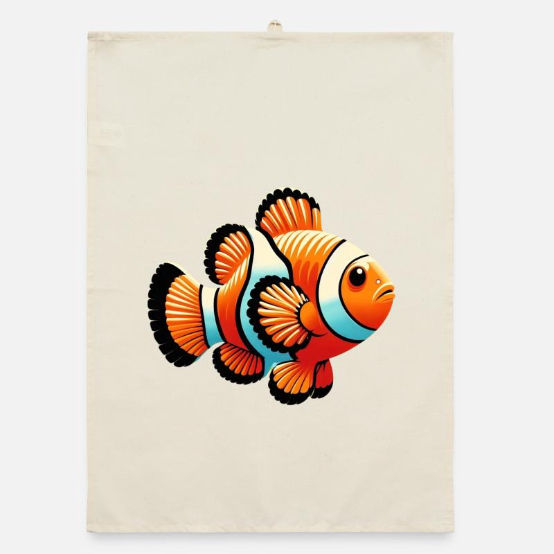 Clownfish Organic dish towel