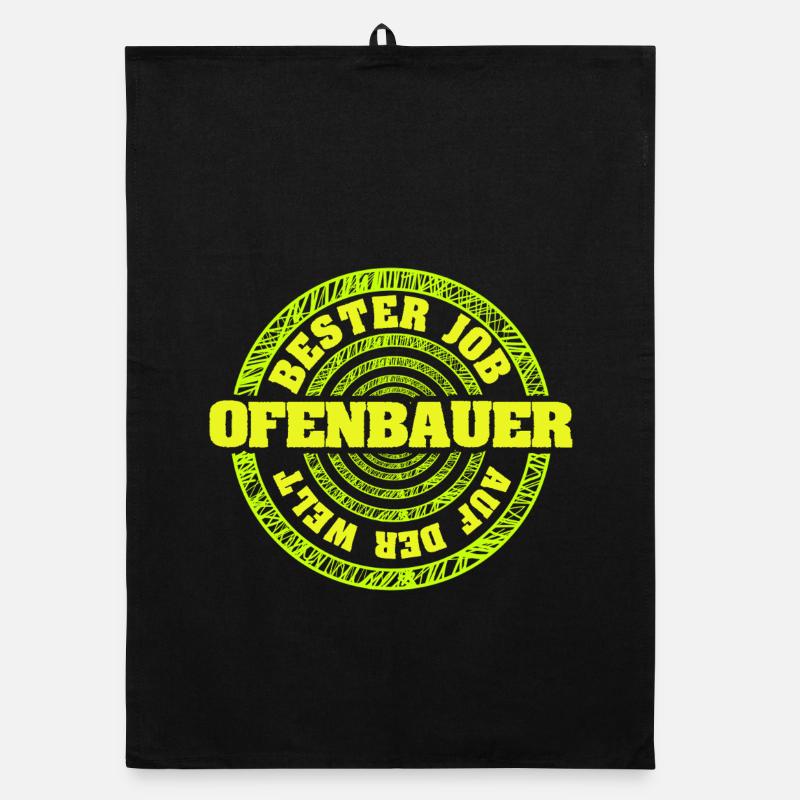 Constructeur de poêles comme métier Torchon bio