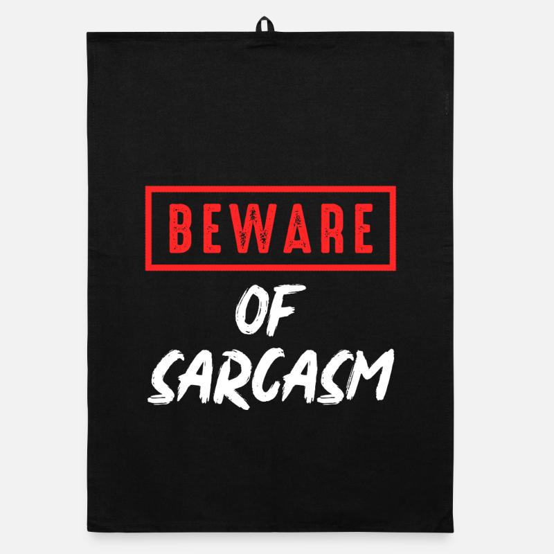 Beware of sarcasm Organic dish towel