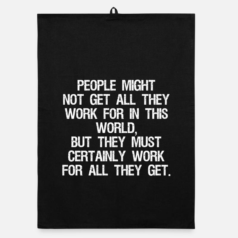 people might not get all they work for in this Organic Geschirrtuch