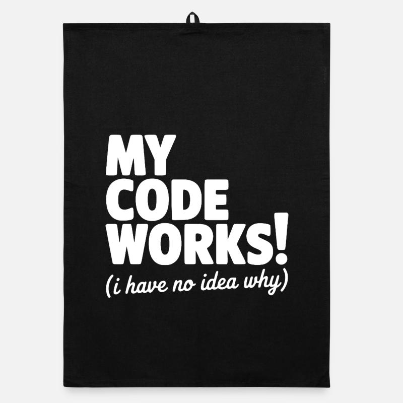 My Code Works! (I Have No Idea Why) Organic dish towel