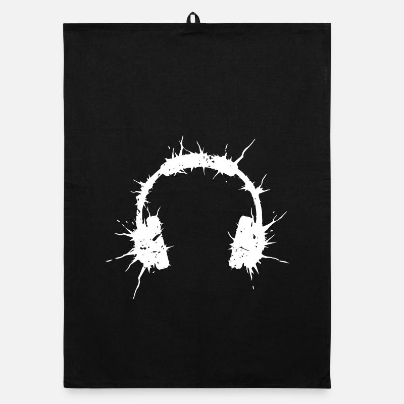 Écouteurs Grunge Explosion Art Vector Torchon bio