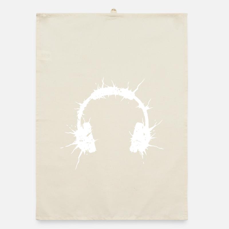 Écouteurs Grunge Explosion Art Vector Torchon bio