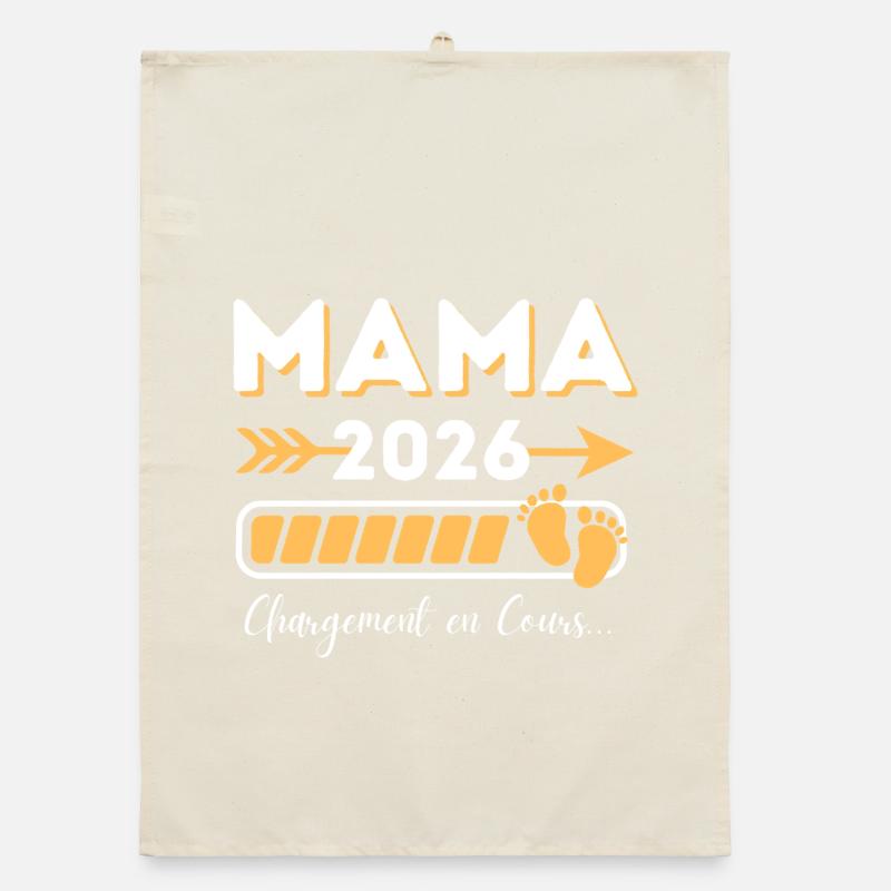 Mama 2026 Loading Modern Style Organic dish towel