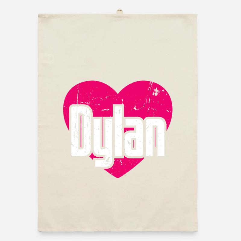 J’aime Dylan Pink Heart J’adore Dylan Torchon bio